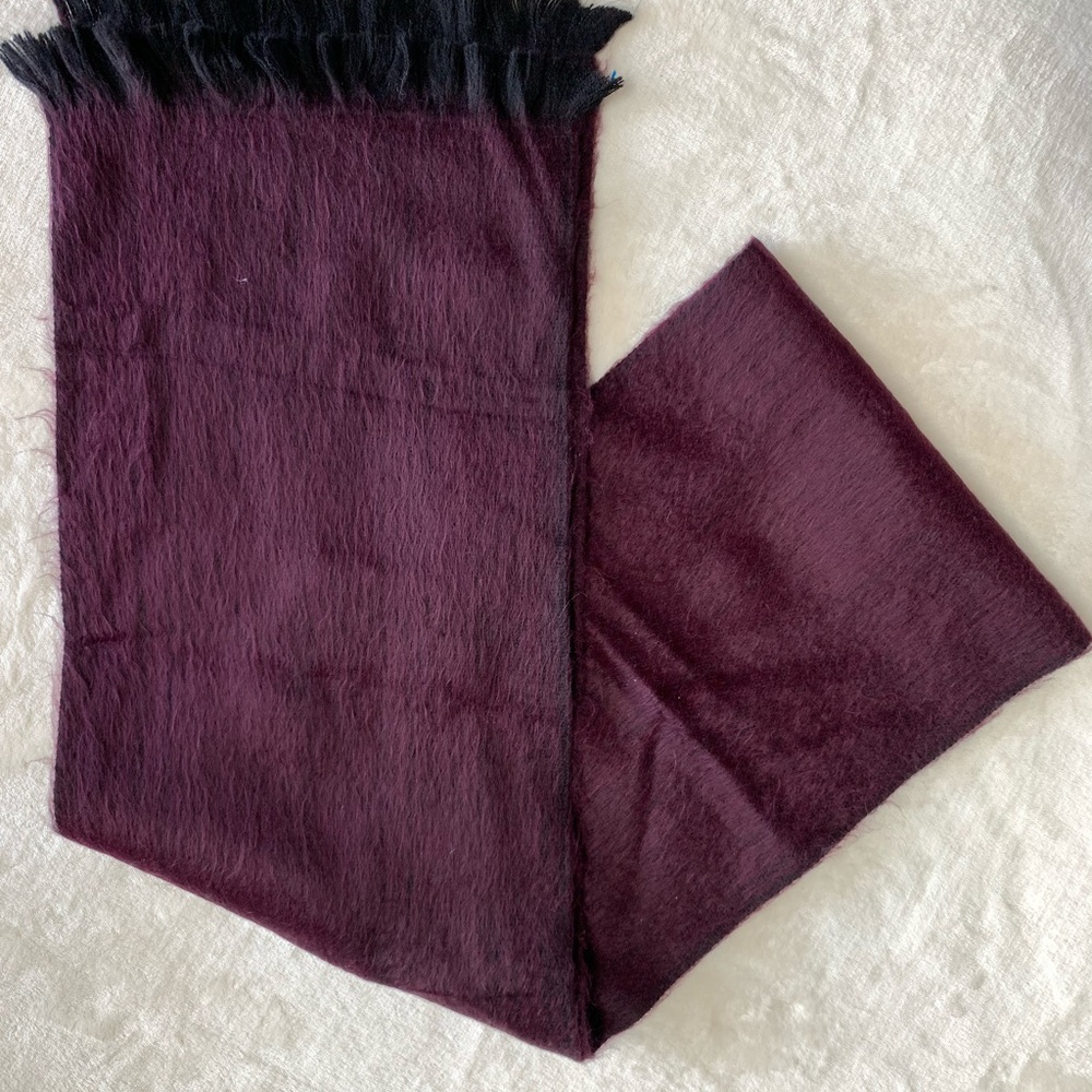 Alpaca wool scarf 10x70